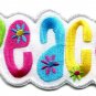Peace sign hippie retro embroidered applique iron-on patch S-32