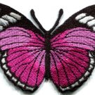 Butterfly hippie retro embroidered iron-on patch S-159