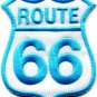 Route 66 retro muscle cars 60s americana USA applique iron-on patch new S-276