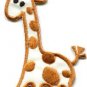 Giraffe baby animal kids applique iron-on patch S-306