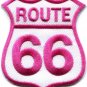 Route 66 retro muscle cars 60s americana applique iron-on patch new S-275