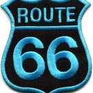 Route 66 retro muscle cars 60s americana USA applique iron-on patch new S-271