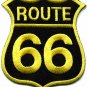 Route 66 retro muscle cars 60s americana USA applique iron-on patch new S-273