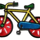 Bicycle retro bike 70s applique iron-on patch new S-125