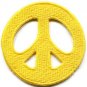 Peace sign hippie retro summer of love boho chic applique iron-on patch new S-19