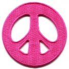 Peace sign hippie retro applique iron-on patch new S-20