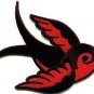 Bird tattoo swallow dove swiftlet sparrow applique iron-on patch new Small S-593