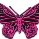 Butterfly hippie retro 70s applique iron-on patch S-176