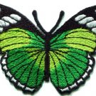 Butterfly hippie green applique iron-on patch new S-163