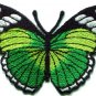 Butterfly hippie green applique iron-on patch new S-163
