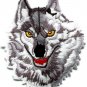 Wolf wolves biker applique iron-on patch new sm S-237