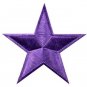 Star hippie 70's retro disco fab superstar applique iron-on patch new S-151