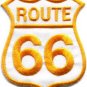Route 66 retro muscle cars 60s americana USA applique iron-on patch new S-278