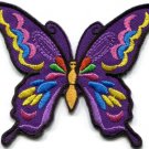 Butterfly insect boho hippie retro love peace applique iron-on patch new G-88