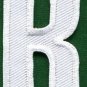 Letter R english alphabet language school applique iron-on patch new S-872