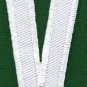 Letter V english alphabet language school applique iron-on patch new S-866