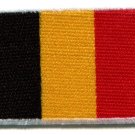 Flag of Belgium Belgian embroidered applique iron-on patch Medium S-99