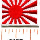 Flag of Japan Japanese naval ensign rising sun nippon iron-on patch Small S-104