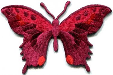 Butterfly insect boho hippie retro love peace applique iron-on patch new S-622