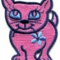 Kitty cat kitten retro applique iron-on patch new S-209