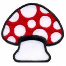 Mushroom boho 70s hippie retro love peace weed pot applique iron-on patch S-60
