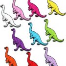 Lot of 10 brontosaurus jurassic dinosaur lizard kids appliques iron-on patches