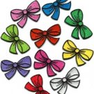 Lot of 10 bow knot ribbon boho retro sew sewing appliques iron-on patches new