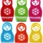 Lot of 6 russian matryoshka babushka nesting doll appliques iron-on patches new