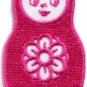 Lot of 6 russian matryoshka babushka nesting doll appliques iron-on patches new