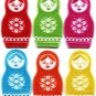 Lot of 6 russian matryoshka babushka nesting doll appliques iron-on patches new