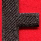 Letter E english alphabet language school applique iron-on patch new S-877