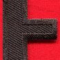 Letter E english alphabet language school applique iron-on patch new S-877