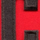 Letter C english alphabet language school applique iron-on patch new S-875