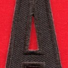 Letter A english alphabet language school applique iron-on patch new S-873