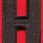 Letter H english alphabet language school applique iron-on patch new S-880