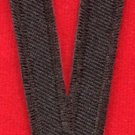 Letter V english alphabet language school applique iron-on patch new S-894
