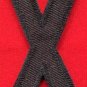 Letter X english alphabet language school applique iron-on patch new S-896