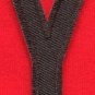 Letter Y english alphabet language school applique iron-on patch new S-897
