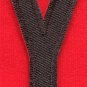 Letter Y english alphabet language school applique iron-on patch new S-897