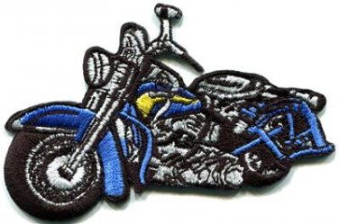 Motorcycle bike biker scoot cruiser chopper applique iron-on patch new S-762
