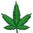 Pot leaf marijuana boho hippie biker applique iron-on patch new S-389 WE SHIP ANYWHERE FOR FREE!