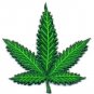 Pot leaf marijuana boho hippie biker applique iron-on patch new S-389 WE SHIP ANYWHERE FOR FREE!