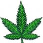 Pot leaf marijuana boho hippie biker applique iron-on patch new S-389 WE SHIP ANYWHERE FOR FREE!