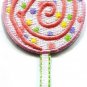 Lollipop sucker candy sweets retro kids sticky-pop applique iron-on patch S-668
