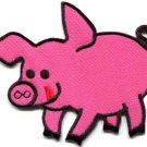 Pig sow hog swine boar livestock farm animal applique iron-on patch new S-688