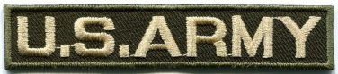 Army military insignia rank war biker retro applique iron-on patch new S-634