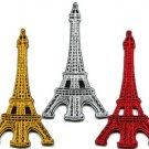 Lot of 3 Eiffel Tower Paris France retro boho europe appliques iron-on patches