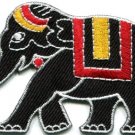 Thai war elephant Thailand elephantry wildlife applique iron-on patch new S-577