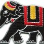 Thai war elephant Thailand elephantry wildlife applique iron-on patch new S-577