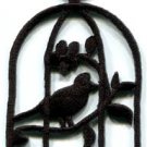 Bird swallow dove swiftlet sparrow birdcage pet applique iron-on patch new S-670